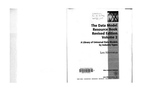 خرید و دانلود نسخه کامل کتاب The Data Model Resource Book, Vol. 2: A Library of Data Models by Industry Types_6866df2fec62d.jpeg خرید و دانلود نسخه کامل کتاب The Data Model Resource Book, Vol. 2: A Library of Data Models by Industry Types