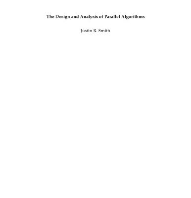 خرید و دانلود نسخه کامل کتاب The Design and Analysis of Parallel Algorithms