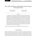 خرید و دانلود نسخه کامل کتاب The ecodist Package for Dissimilarity-based Analysis of Ecological Data + Code