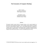 خرید و دانلود نسخه کامل کتاب The Economics of Computer Hacking