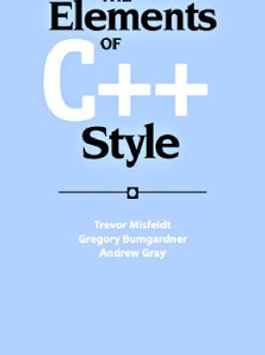 خرید و دانلود نسخه کامل کتاب The Elements of C++ Style