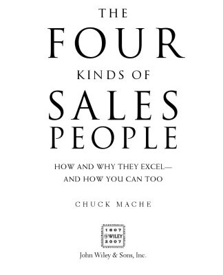 خرید و دانلود نسخه کامل کتاب The Four Kinds of Sales People: How and Why They Excel- And How You Can Too