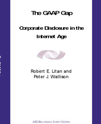 خرید و دانلود نسخه کامل کتاب The GAAP Gap: Corporate Disclosure in the Internet Age