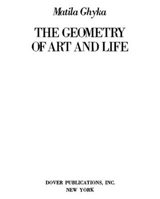 خرید و دانلود نسخه کامل کتاب The geometry of art and life
