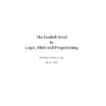 خرید و دانلود نسخه کامل کتاب The Haskell Road to Logic, Maths and Programming (Texts in Computing Series, Vol.4)