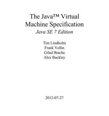 خرید و دانلود نسخه کامل کتاب The Java Virtual Machine Specification. Java SE 7 Edition