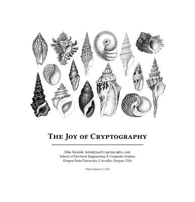 خرید و دانلود نسخه کامل کتاب The Joy of Cryptography (2021 Updated)