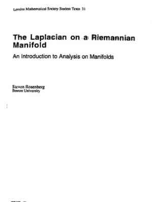 خرید و دانلود نسخه کامل کتاب The Laplacian on a Riemannian manifold