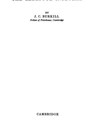 خرید و دانلود نسخه کامل کتاب The Lebesgue Integral