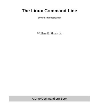 خرید و دانلود نسخه کامل کتاب The Linux Command Line