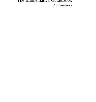 خرید و دانلود نسخه کامل کتاب The Mathematica GuideBook for Numerics