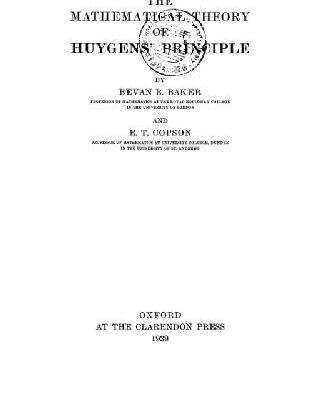 خرید و دانلود نسخه کامل کتاب The Mathematical Theory of Huygence’ Principle