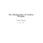 خرید و دانلود نسخه کامل کتاب The Mathematics of Medical Imaging