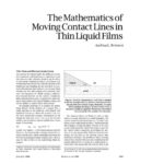 خرید و دانلود نسخه کامل کتاب The Mathematics of Moving Contact Lines in Thin Liquing Films