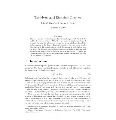 خرید و دانلود نسخه کامل کتاب The Meaning of Einstein’s Equation