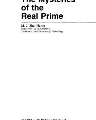 خرید و دانلود نسخه کامل کتاب The Mysteries of the Real Prime