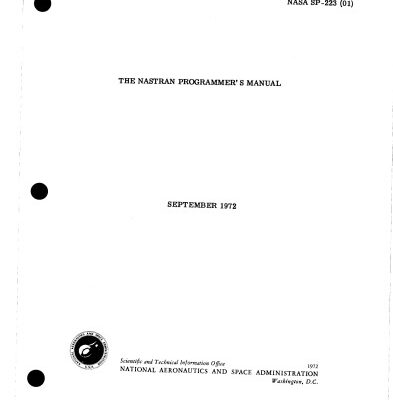 خرید و دانلود نسخه کامل کتاب THE NASTRAN PROGRAMMER’S MANUAL