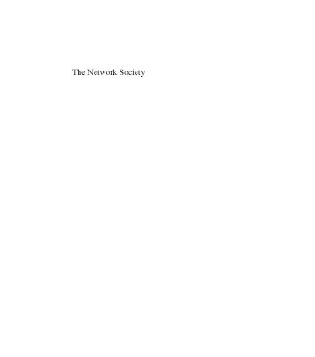 خرید و دانلود نسخه کامل کتاب The Network Society: A Cross-Cultural Perspective