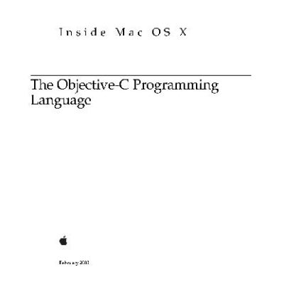 خرید و دانلود نسخه کامل کتاب The Objective-C Programming Language – Inside Mac OS X