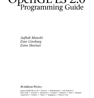 خرید و دانلود نسخه کامل کتاب The OpenGL ES 2.0 programming guide