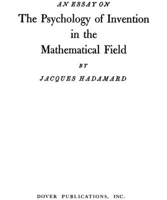 خرید و دانلود نسخه کامل کتاب The Psychology of Invention in the Mathematical Field