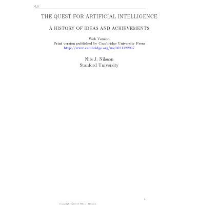 خرید و دانلود نسخه کامل کتاب The Quest for Artificial Intelligence