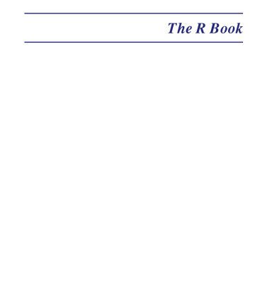 خرید و دانلود نسخه کامل کتاب The R Book