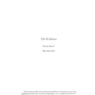 خرید و دانلود نسخه کامل کتاب The R Inferno