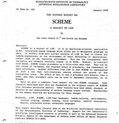 خرید و دانلود نسخه کامل کتاب The revised report on SCHEME, a dialect of LISP