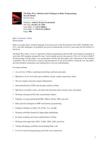 خرید و دانلود نسخه کامل کتاب The Ruby Way, Second Edition: Solutions and Techniques in Ruby Programming (2nd Edition)_687b64d32ba93.jpeg خرید و دانلود نسخه کامل کتاب The Ruby Way, Second Edition: Solutions and Techniques in Ruby Programming (2nd Edition)