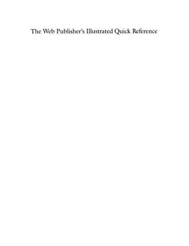 خرید و دانلود نسخه کامل کتاب The Web Publisher’s Illustrated Quick Reference: Covers HTML 3.2 and VRML 2.0_6865161982e47.jpeg خرید و دانلود نسخه کامل کتاب The Web Publisher’s Illustrated Quick Reference: Covers HTML 3.2 and VRML 2.0