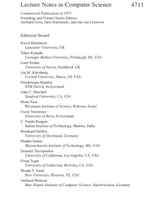 خرید و دانلود نسخه کامل کتاب Theoretical Aspects of Computing – ICTAC 2007: 4th International Colloquium, Macau, China, September 26-28, 2007. Proceedings