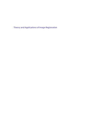 خرید و دانلود نسخه کامل کتاب Theory and Applications of Image Registration