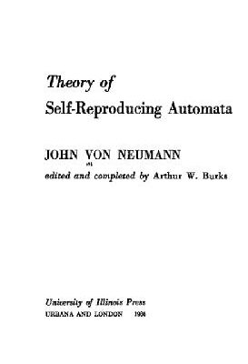 خرید و دانلود نسخه کامل کتاب Theory of Self-Reproducing Automata