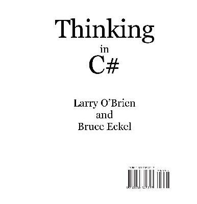 خرید و دانلود نسخه کامل کتاب Thinking In C#