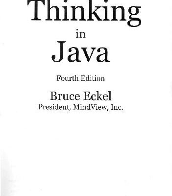 خرید و دانلود نسخه کامل کتاب Thinking in Java, 4th edition