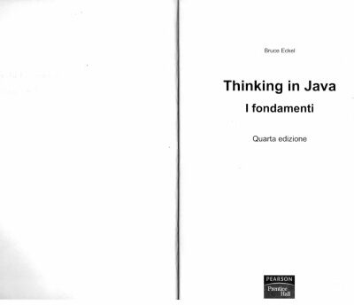 خرید و دانلود نسخه کامل کتاب Thinking in Java vol. 1 – Fondamenti