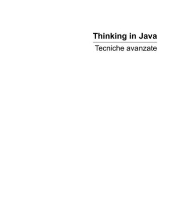 خرید و دانلود نسخه کامل کتاب Thinking in Java vol. 2 – Tecniche avanzate