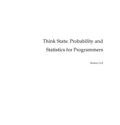 خرید و دانلود نسخه کامل کتاب ThinkStats