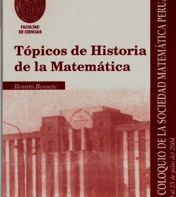 خرید و دانلود نسخه کامل کتاب Tópicos de historia de la matemática