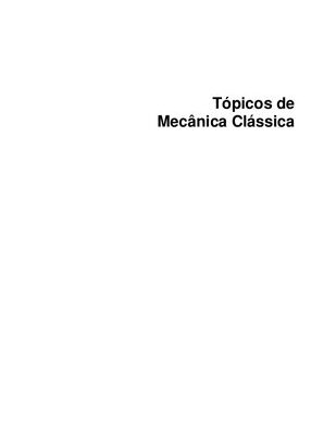 خرید و دانلود نسخه کامل کتاب Tópicos de Mecânica Clássica