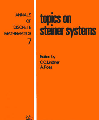 خرید و دانلود نسخه کامل کتاب Topics on Steiner Systems