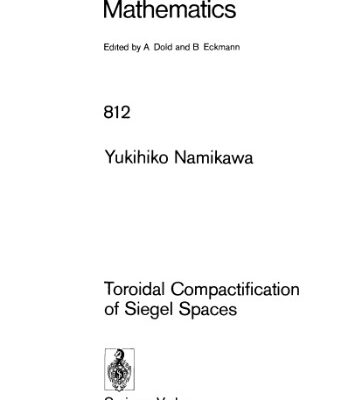 خرید و دانلود نسخه کامل کتاب Toroidal Compactification of Siegel Spaces