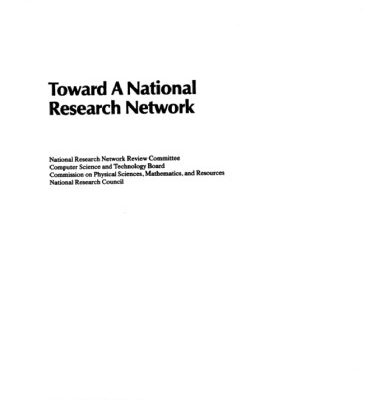 خرید و دانلود نسخه کامل کتاب Toward a national research network