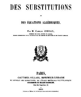 خرید و دانلود نسخه کامل کتاب Traite des substitutions et des equations algebriques