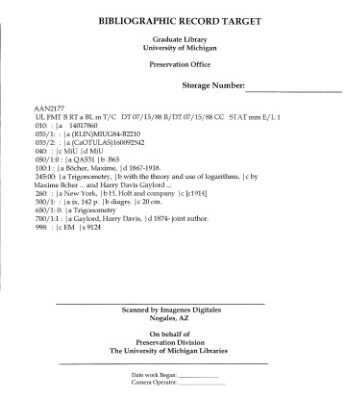خرید و دانلود نسخه کامل کتاب Trigonometry With The Theory And Use Of Logarithms