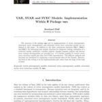 خرید و دانلود نسخه کامل کتاب VAR, SVAR and SVEC Models: Implementation Within R Package vars + Code