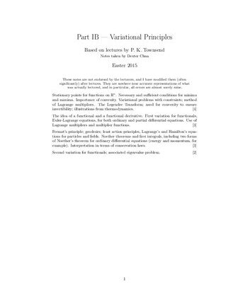 خرید و دانلود نسخه کامل کتاب Variational Principles