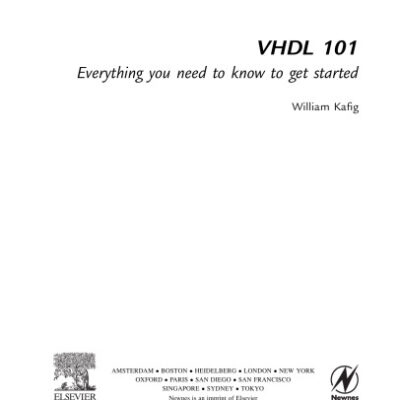 خرید و دانلود نسخه کامل کتاب VHDL 101: Everything you need to know to get started