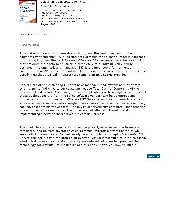 خرید و دانلود نسخه کامل کتاب Virtualization With Vmware Esx Server